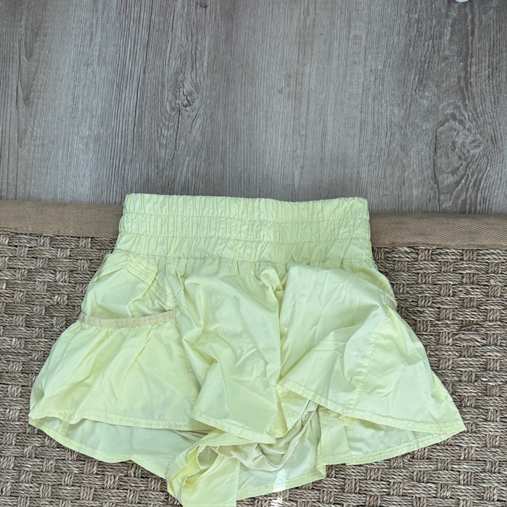 FP Movement by Free People Light Yellow Skorts